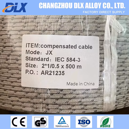 Silicone/Teflon/Fiberglass/PVC Insulated Thermocouple Extension Wire 20 AWG