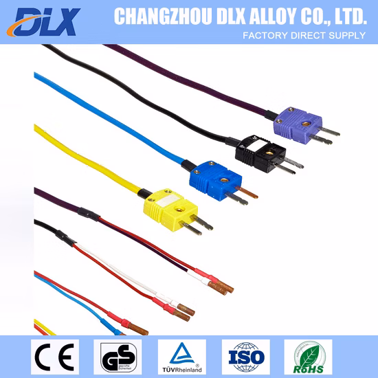 Silicone/Teflon/Fiberglass/PVC Insulated Thermocouple Extension Wire 20 AWG