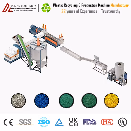 PE PP LDPE HDPE 제림기 압출기 플라스틱 필름 펠렛타이저